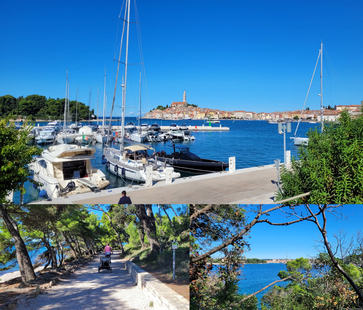 Der malerische Ort Rovinj und der Weg dorthin
