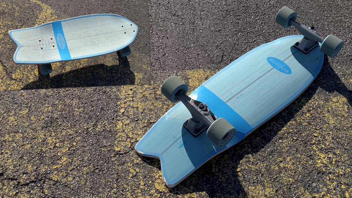 Surf skateboard from Norden with G-Trucks