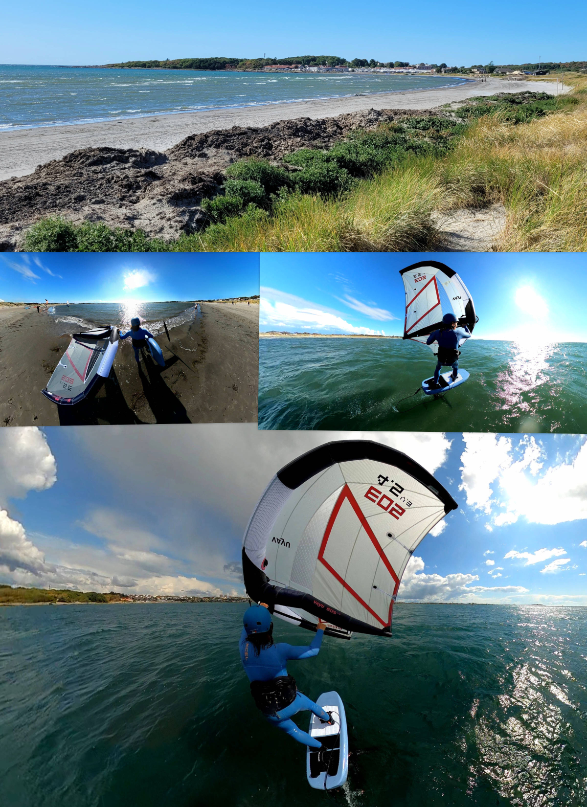 Wing foiling in Apelviken/Varberg
