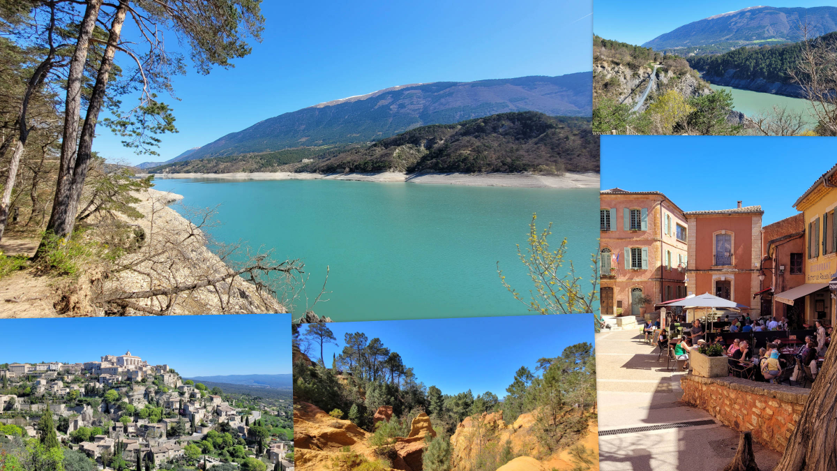Gordes, Roussillon and Lac de Monteynard