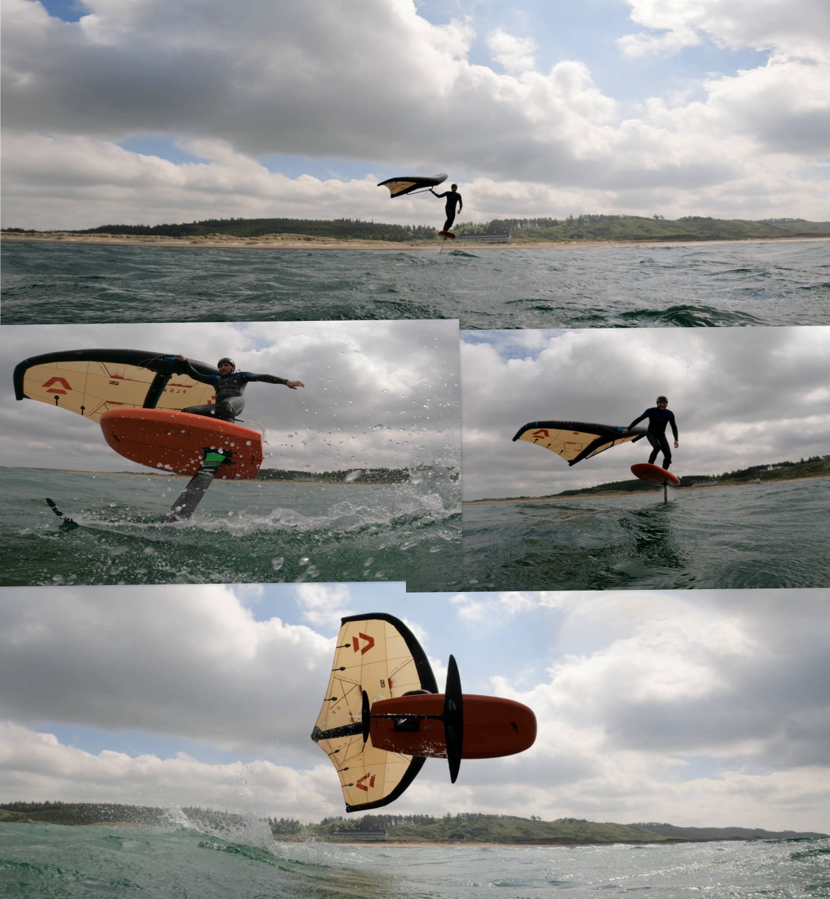 Wing foiling in Svinkløv