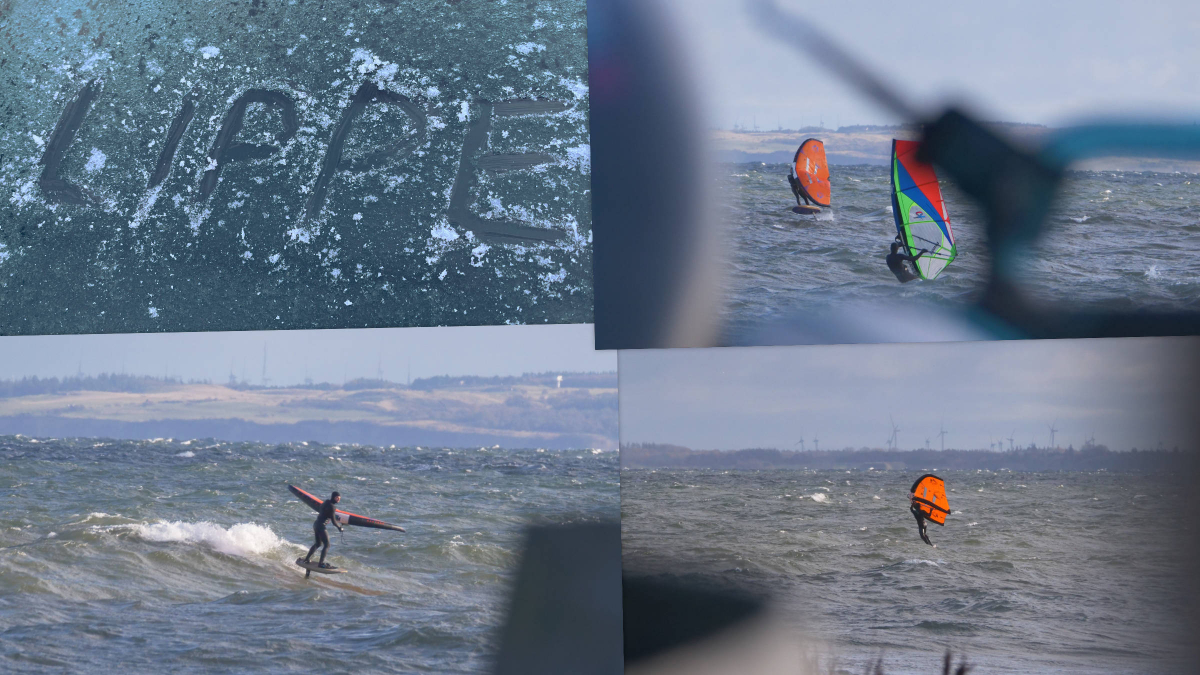 Nach einem frostigen Morgen schien am Spot die Sonne